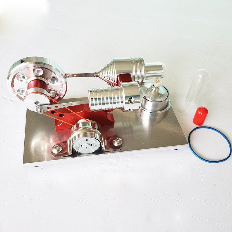 Modellbausätze & Standmodelle: Stirling Dampf Motor Modell Micro-generator Modell Wisse exp – Neu und originalverpackt aus Altenrhein von Solina 2