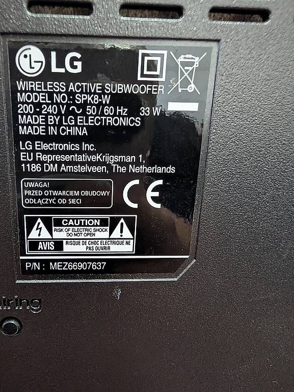 Casse acustiche: LG Wireless Bluetooth Subwoofer – Usato da Frauenfeld venduto da Nabacaxi 1
