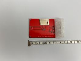 2.4” TFT LCD-Display 240×320, SD Card-Reader