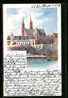 Künstler-AK Basel, Münster und Pfalz