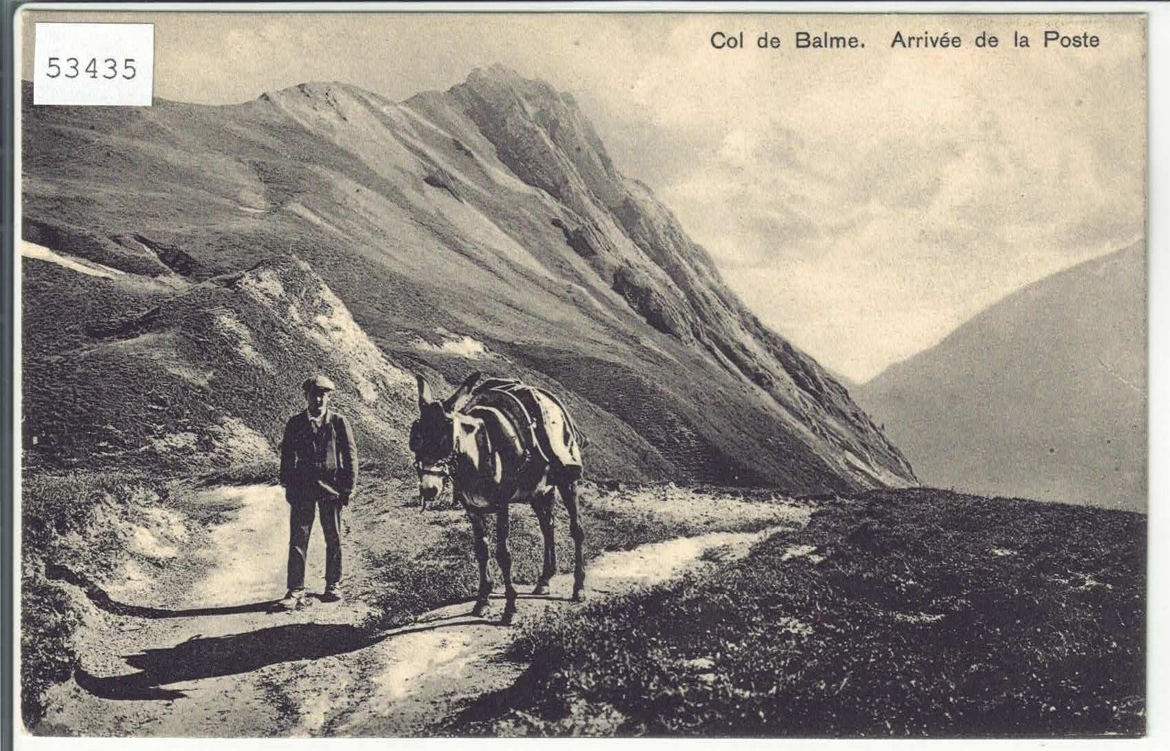 Cartoline postali: Col de Balme - Arrivee de la Poste – Usato da Ettingen venduto da Kartenplanet