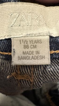 Kinder Jeans Zara blau Grösse 86 guter Zustand