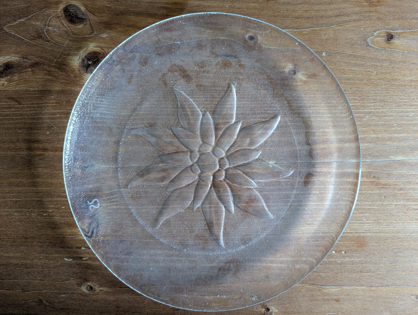 Teller: Glas Teller mit Blumenmuster 9 Stk gebraucht – Gebraucht aus Bern von Aarewasser_ 6