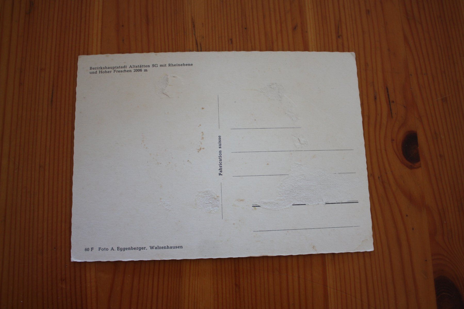 Cartoline postali: Altstätten Rheintal – Usato da Altstätten SG venduto da sulim 1