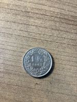 1 Schweizer Franken Silber Münze Jahrgang 1963
