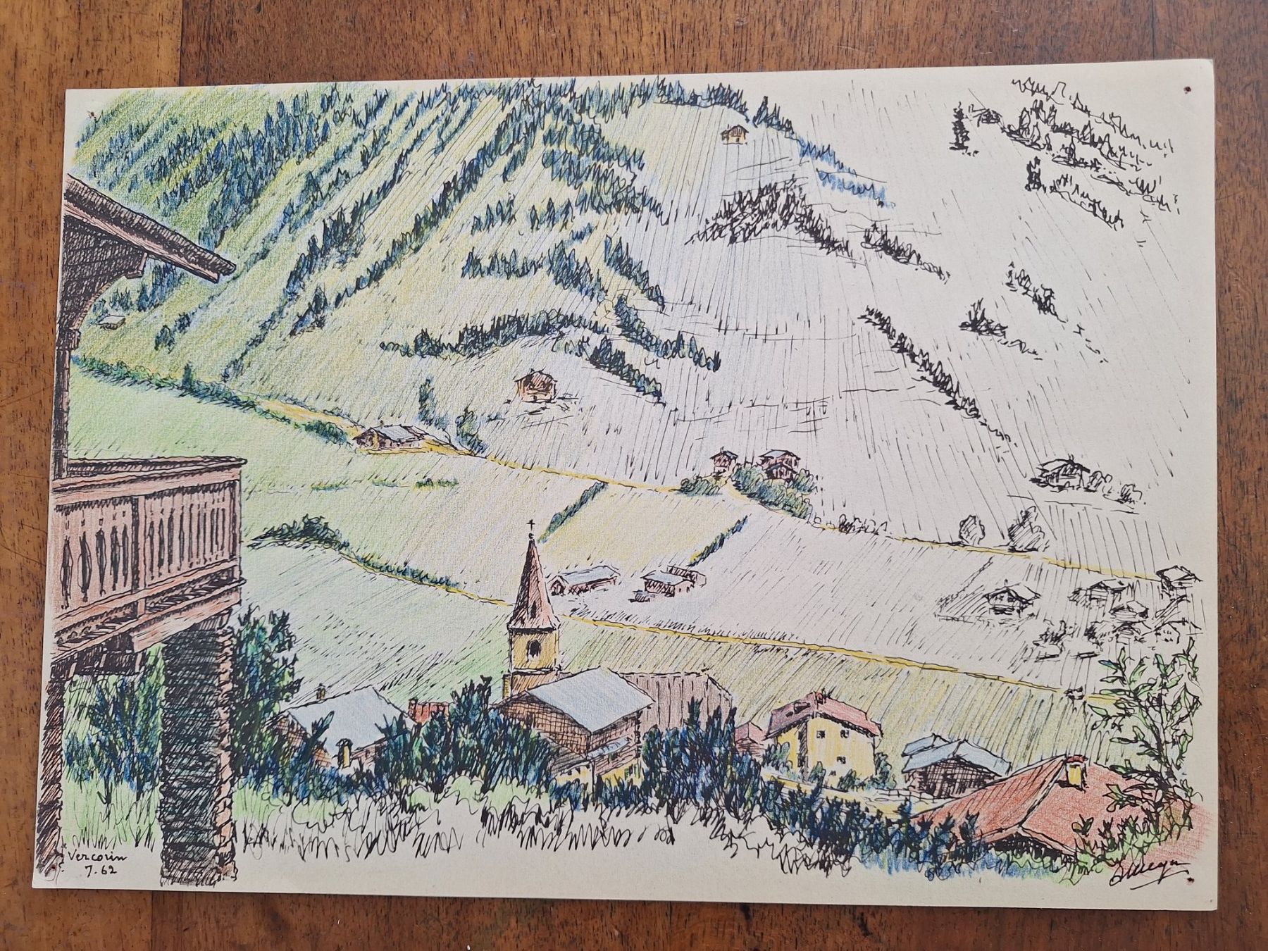 Gemälde: VERCORIN – Gebraucht aus Bevaix von bohrap