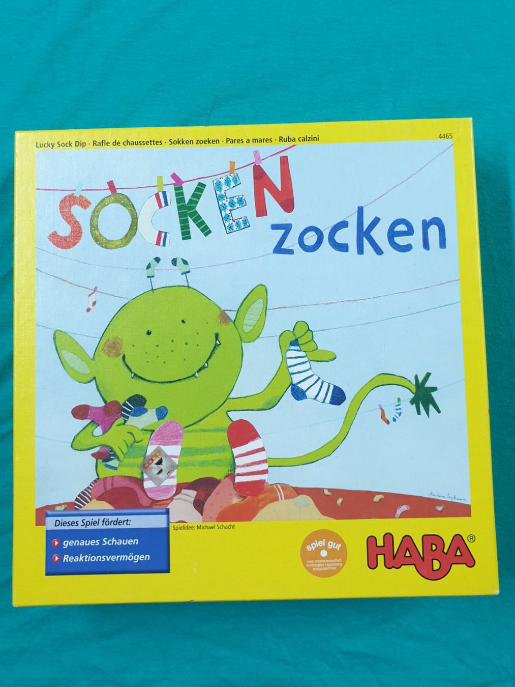 Haba Giochi: Haba 4465 - Socken zocken – Usato da Oberburg venduto da obbu