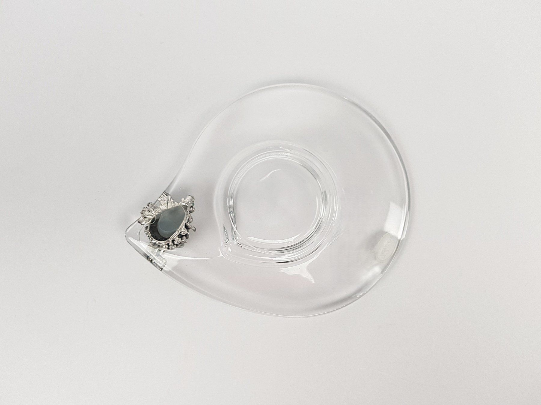 Untersetzer: VALENTI & CO. Glas-Unterteller mit Metalltraube – Gebraucht aus Suhr von Restwert_Suhr 3