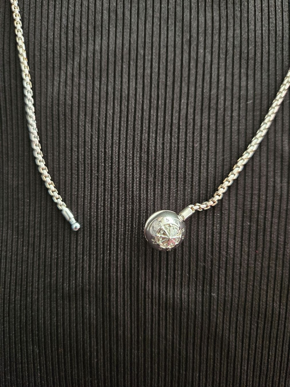 Thomas Sabo Catenine: Beads-Halskette Silber Thomas Sabo ca. 50cm – Nuovo (secondo la descrizione) da Bern venduto da Sabulise 1
