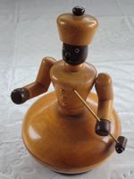 Herrlicher 70er Jahre Räuchermann Holz 25cm Erzgebirge 