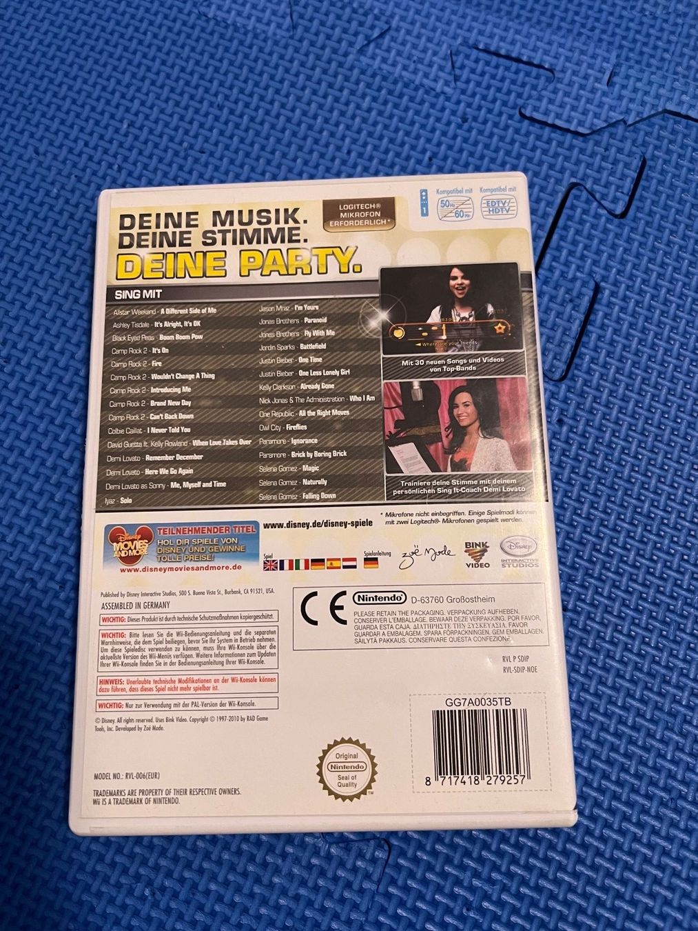 Nintendo Giochi: Disney Sing it Pop Party Nintendo Wii – Usato da Gossau SG venduto da schlitzerdemon 2