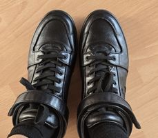 Louis Vuitton Sneaker Hightop Leder schwarz Gr.38