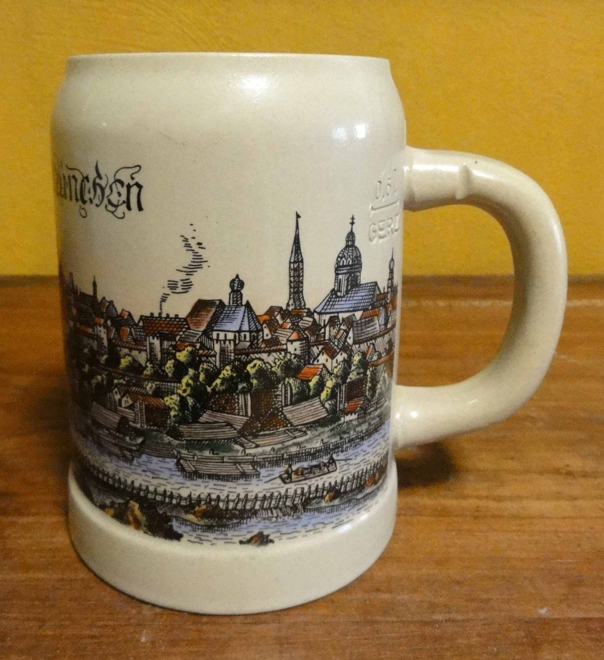 Bicchieri: Bierkrug Sujet München, Gerz – Usato da Wohlen AG venduto da Flusslauf 1