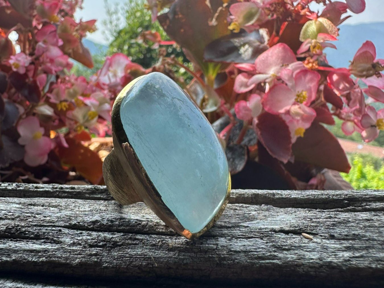 Olga Ribler Anelli: Unikate Silber Ring 925 Grösse 56 mit Aquamarin – Nuovo (secondo la descrizione) da Luzern venduto da Schmuckoutlet 2