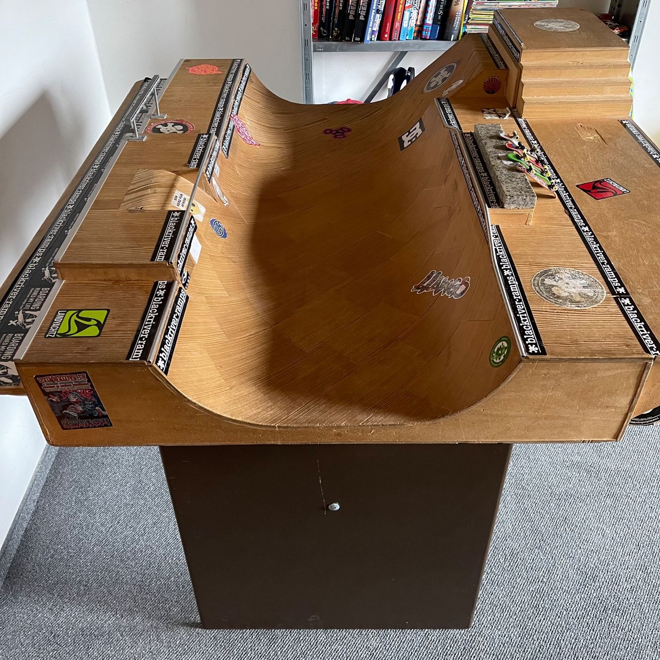 Skateboards: Blackriver Ramps Fingerboard Park Unikat – Gebraucht aus Herisau von OptischeFabrik 4