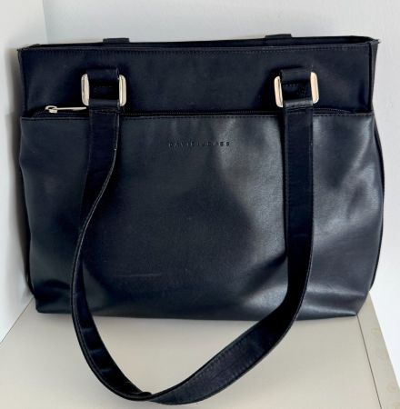 David Jones Handtasche – Schwarz, gebraucht, 30x25cm