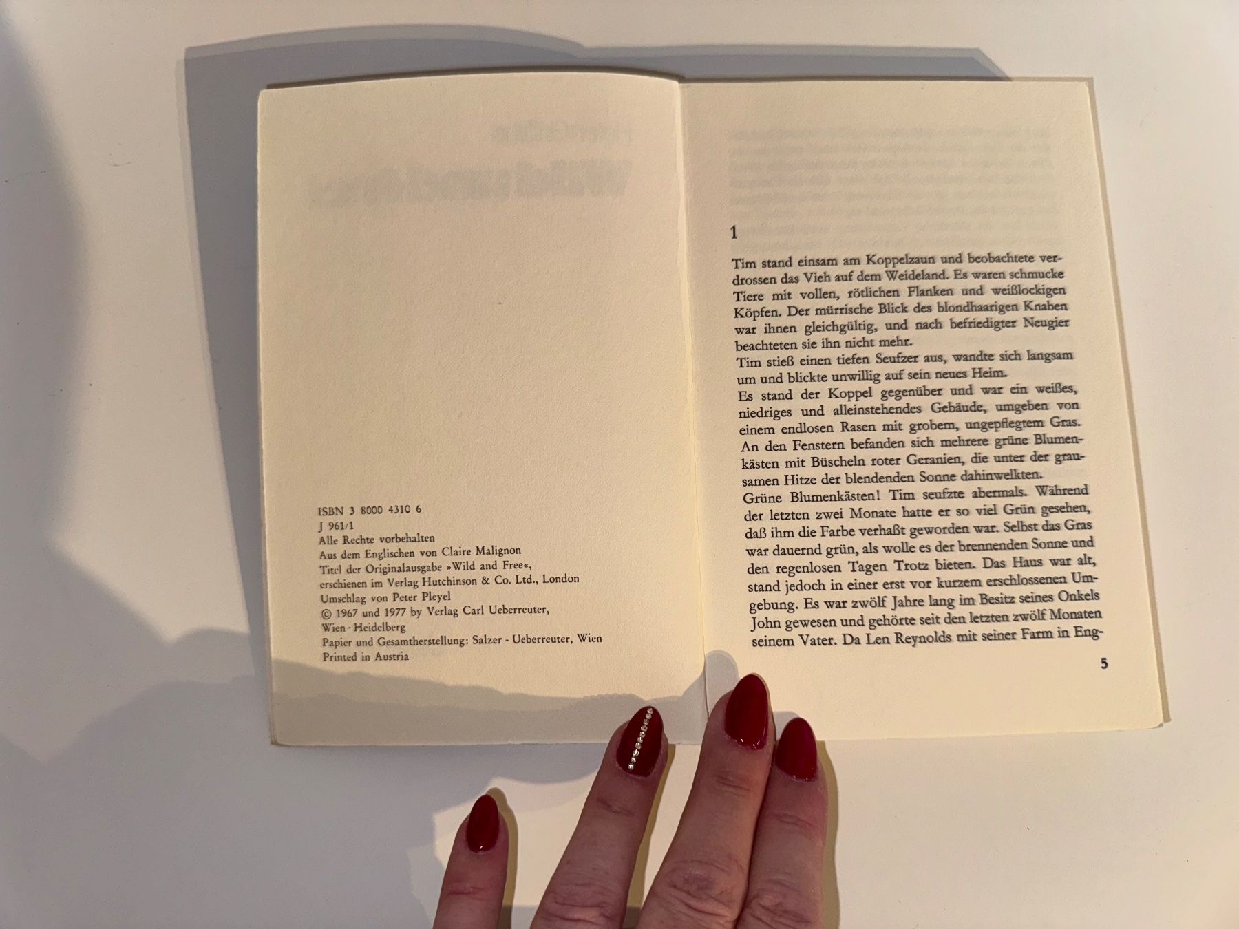 Libri: Buch: Helen Griffith, Wild und frei – Usato da Grosswangen venduto da Second_hand_paradise 1