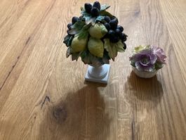 Jolie deux bouquet en céramique