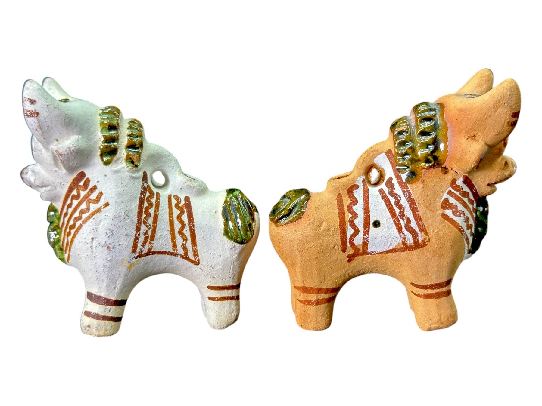 Statuette: 2 Amulettes péruvienne "Torito de Pucara" en terre cuite – Usato da Morges venduto da objetsdepoque 3