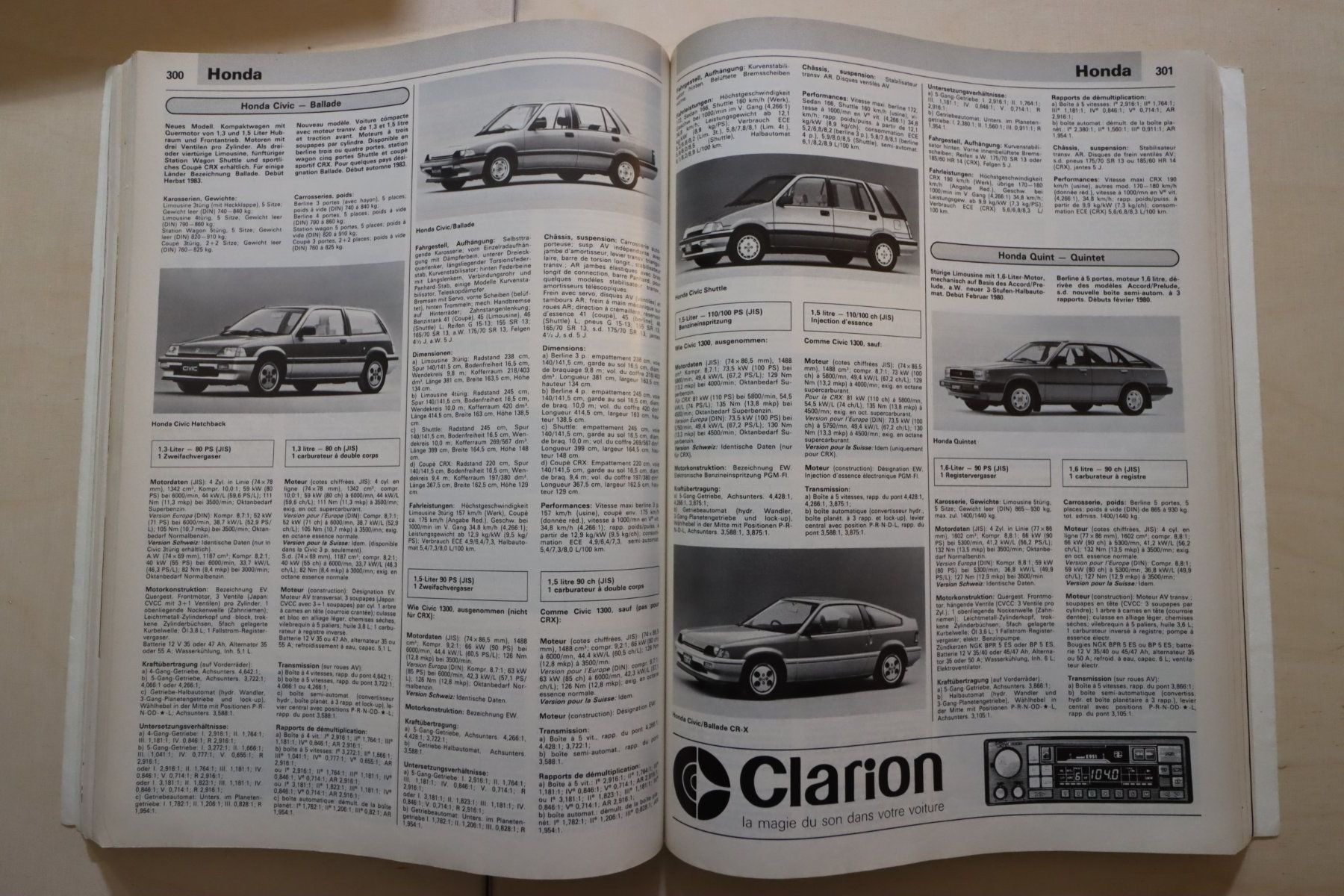 Livres: AR Automobile Revue Katalog 1983 – D'occasion à Emmetten par Super008 6