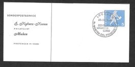 Sonderbrief S. 523 Gemellaggio Luino Locarno 23.-24.9.1961
