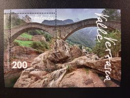 2016 Valle Verzasca Block Postfrisch