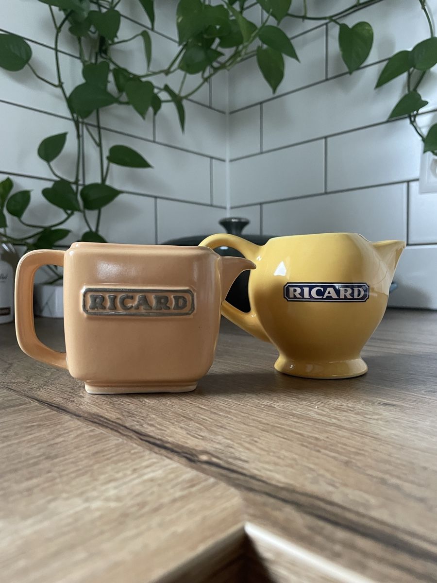 Ricard Caraffe: 2 mini pichets Ricard vintage  – Usato da Lonay venduto da ju-71
