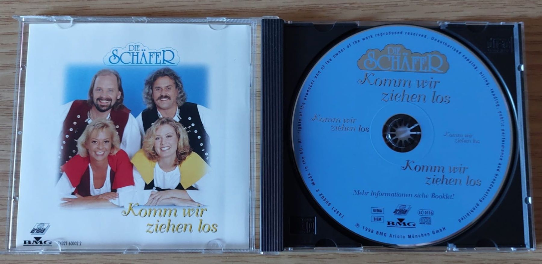 CD: CD - Die Schäfer - Komm wir ziehen los – Usato da Urtenen-Schönbühl venduto da Kahru 1