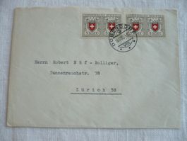 1950 Brief mit 2 x SBK B46
