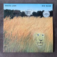 WHITE LION “Big Game” Vinyl LP w/Poster 1st Press Mike Tramp
