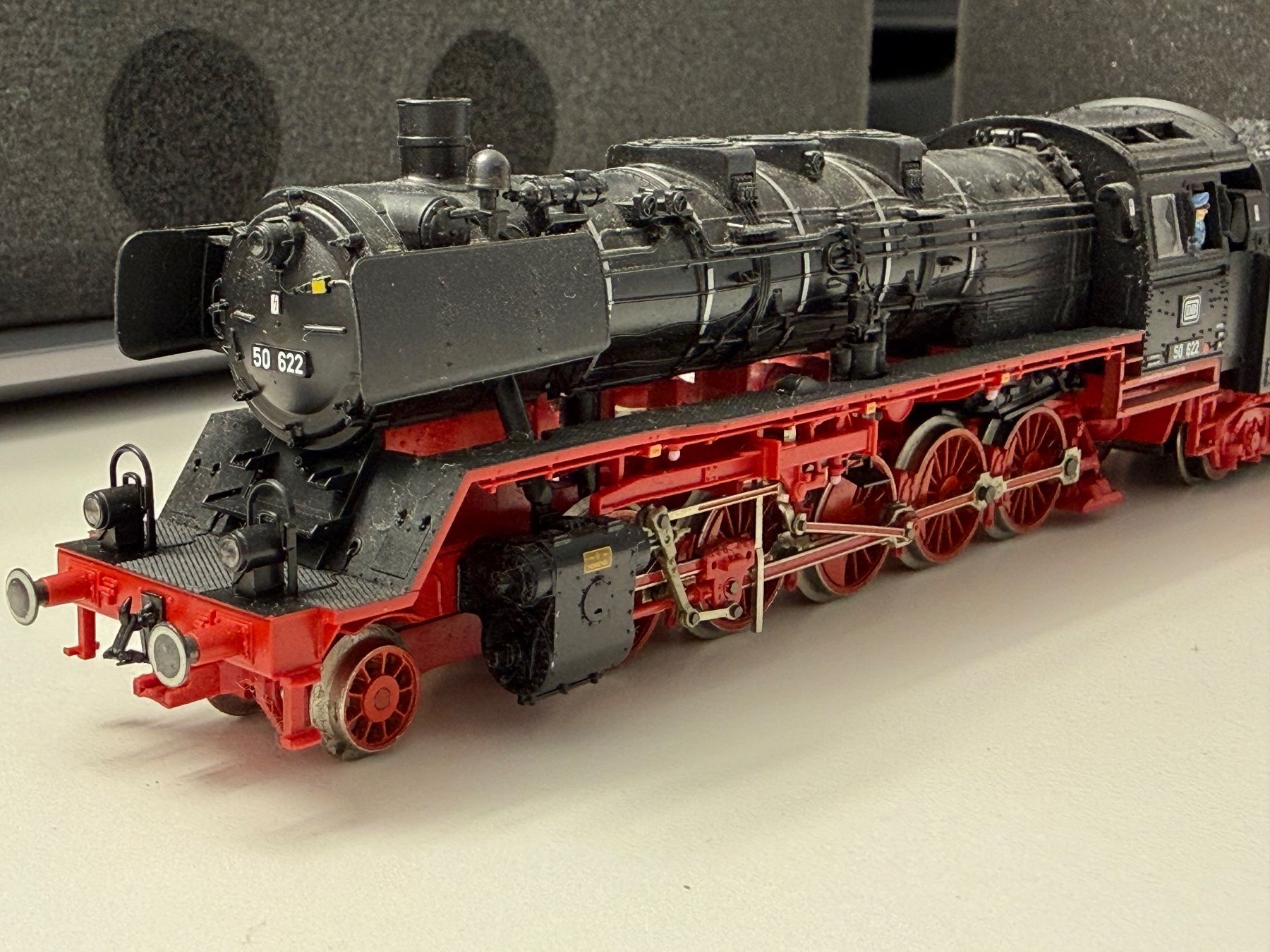 Fleischmann Modelleisenbahnen: FLM 4805 DB BR 50 Schwere Dampflok / DC HO – Gebraucht aus Jonschwil von sutfra12