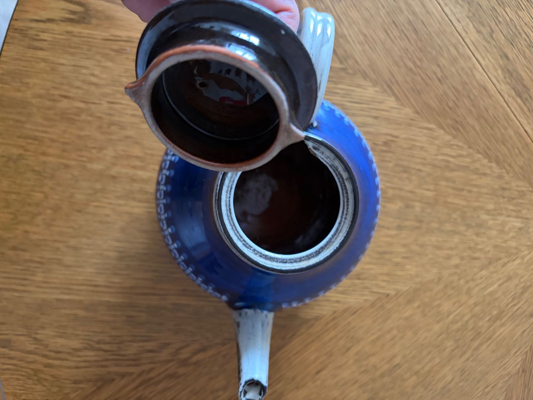 Teekannen: Hugo Kohler Biel Glazed Ceramic Teapot – Gebraucht aus Luzern von AM2nd 2