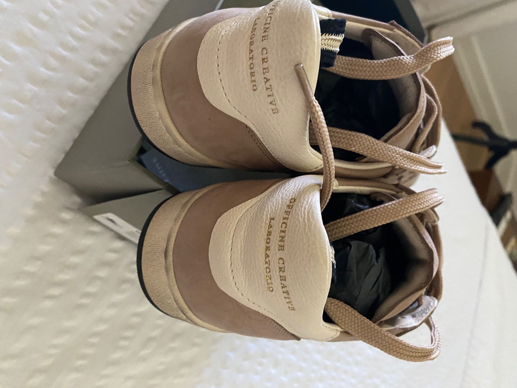 Officine Creative Scarpe da donna: Baskets Officine Creative, T. 37, cuir beige – Nuovo e nell'imballaggio originale da Renens VD venduto da alcaras3108 1