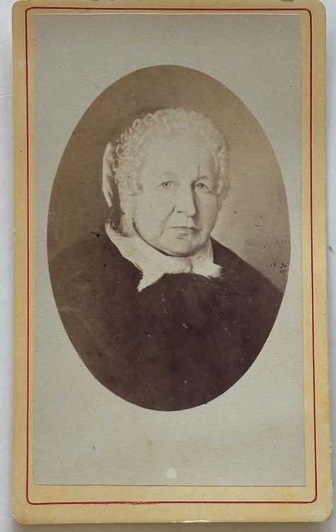 CDV Meta Heusser-Schweizer, Mutter von Johanna Spyri, RAR!!! (Gebraucht ...