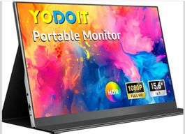Portable Monitor 15,6 Zoll FHD 1920x1080P Tragbares IPS 