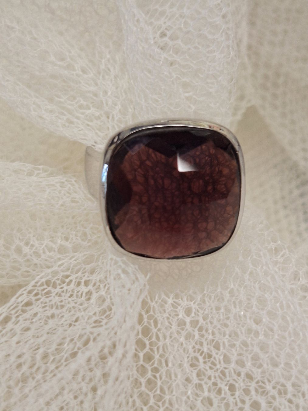 Ringe: Silberring rodiniert, Obsidian – Neu (gemäss Beschreibung) aus Rheinfelden von Cleopatra2000 1