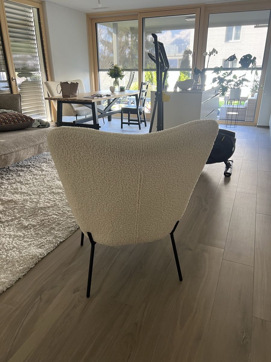 Sessel: Sessel House Nordic Glasgow weiss – sehr guter Zustand – Gebraucht aus Mauren von Ursula_Pfitzenmaier 2