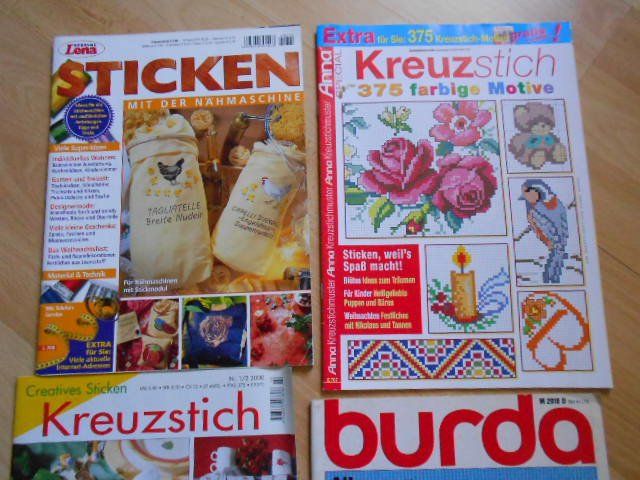 Wolle: 4 Hefte Kreuzstiche schöne Hefte – Gebraucht aus Flühli LU von primula-47 2