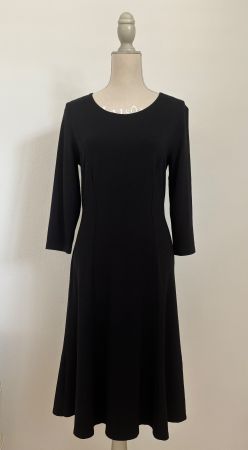 🤍 Designer-Kleid von „Eva Kyburz“, schwarz, Gr. L/40 🤍