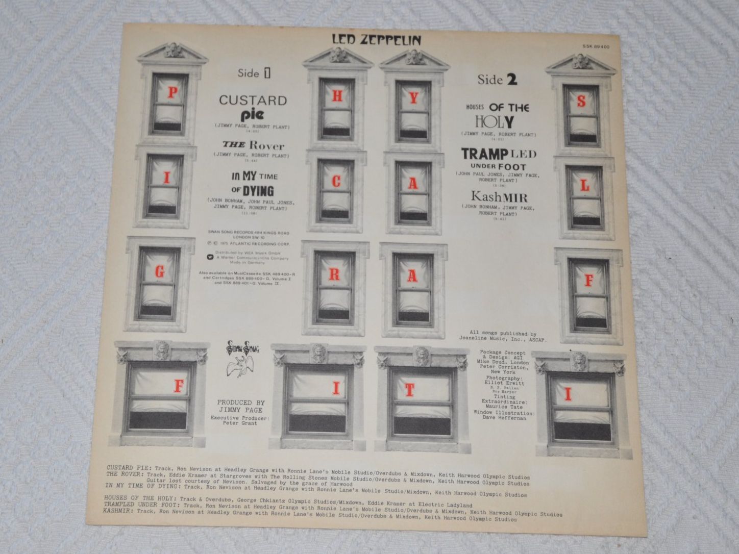 Dischi in vinile: Doppel LP Led Zeppelin - Physical Graffiti – Usato da Boll venduto da Theodora15 2