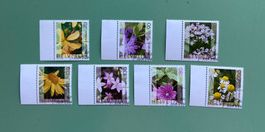 Briefmarken Schweiz Blumen Heilpflanzen getstempelt 2003