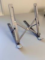 Support pliable réglable pour ordinateur portable, aluminium