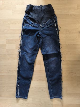 2x Umstandsjeans Gr. 36/38