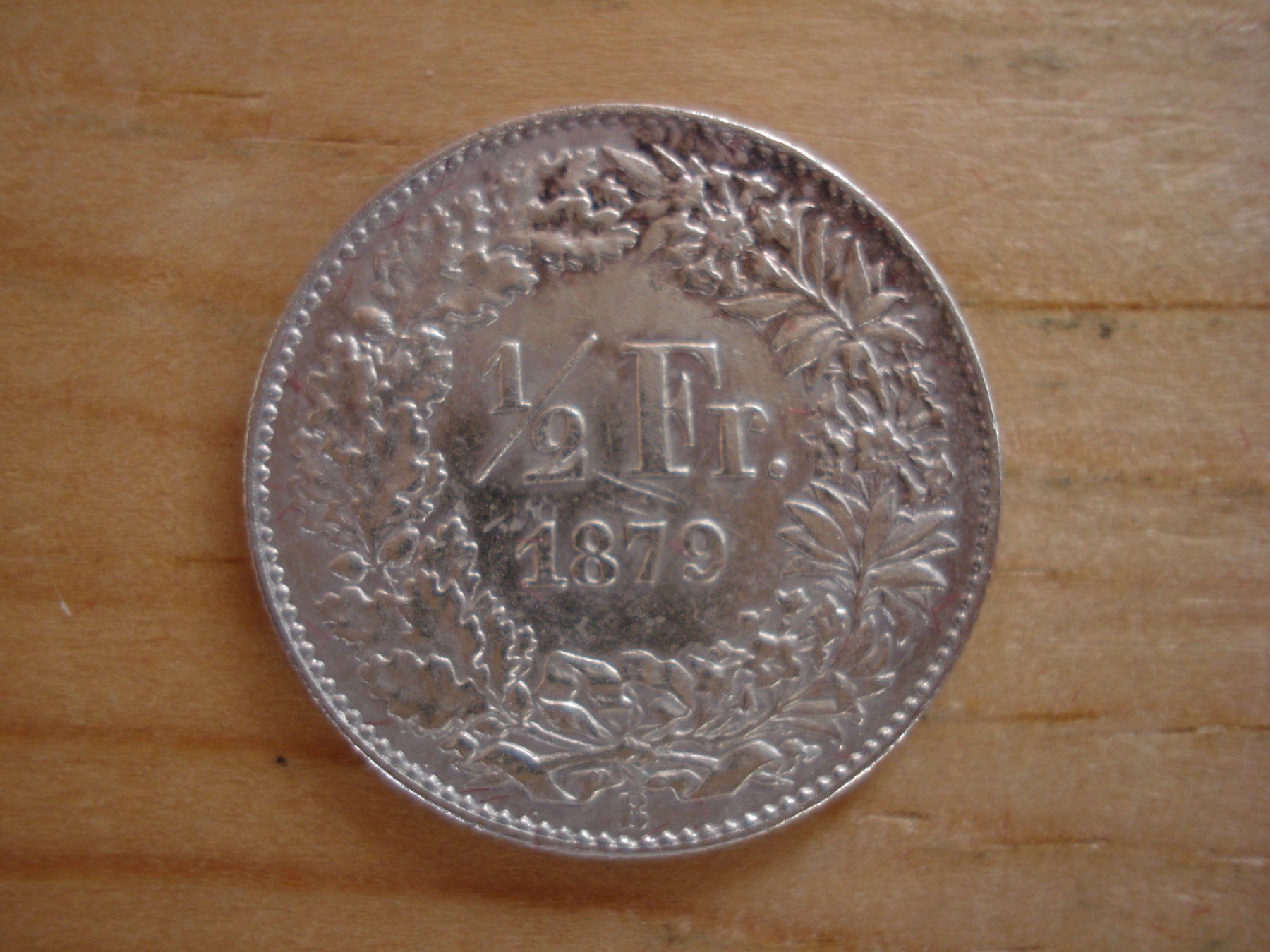 Tutti le monete: (C1) 1/2 Franken 1879 VZ+ – Usato da Erlach venduto da Net-Coins