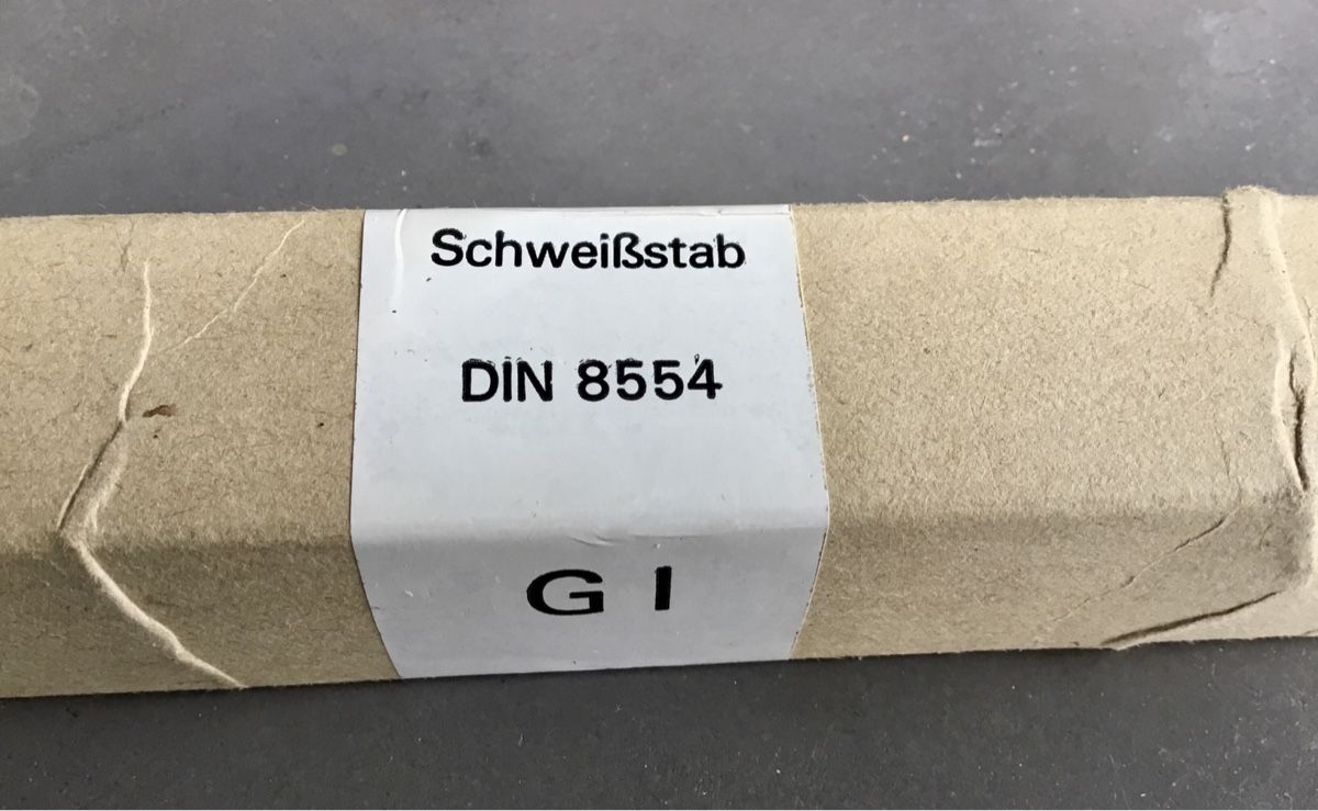 Saldatori: Schweissstäbe verkupfert DIN 8554 / G l – Nuovo e nell'imballaggio originale da Eggersriet venduto da Wiese61 2