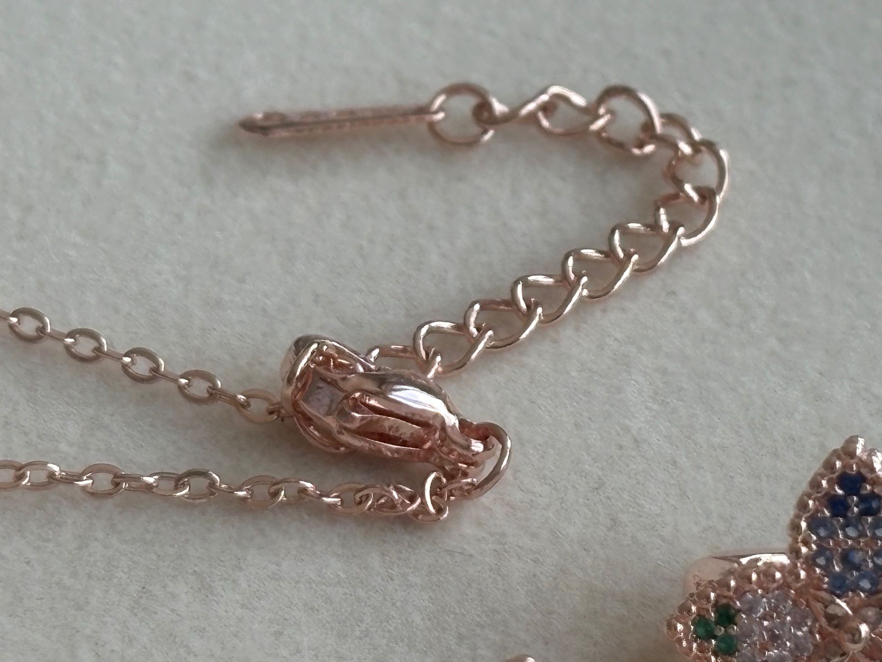 Catenine: Luxus Elegante Set Kette Ohrstecker Multicolore – Nuovo (secondo la descrizione) da Biel-Bienne venduto da Roserosse13 3