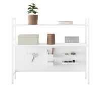 Eleganter Schreibtischaufsatz 115x98cm - WEISS