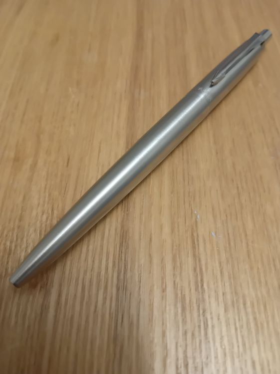 NOS Vintage PARKER Stainless Steel Ballpoint Pen MADE IN UK (Neu ...