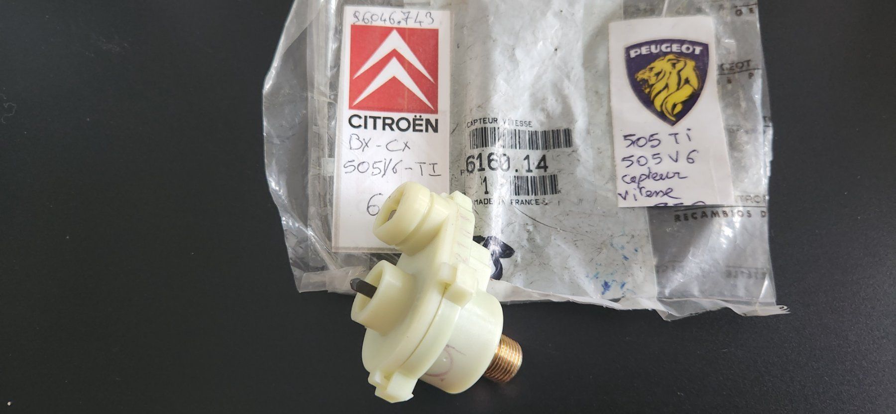Citroën Alle Autoersatzteile: Citroën CX / BX 6160.14 Geschwindigkeitssensor 96046743 – Neu (gemäss Beschreibung) aus Muttenz von dsboy