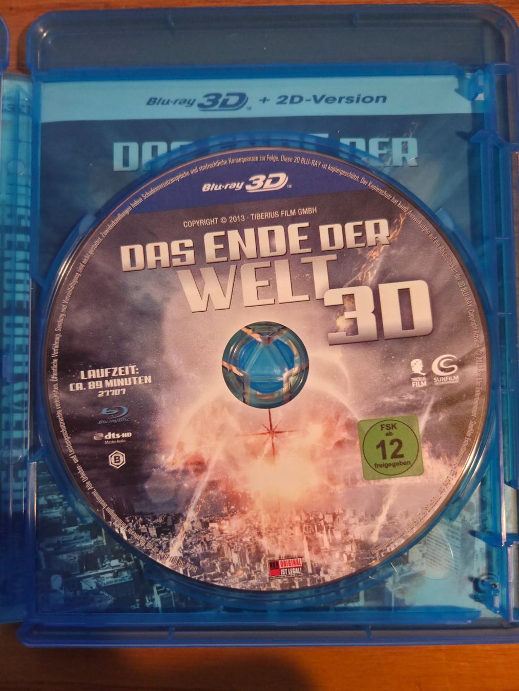 Alle DVDs: Das Ende der Welt 3D (Blu-ray) + 2D-Version | Katastrophen – Gebraucht aus Aldesago von lusuardi 2